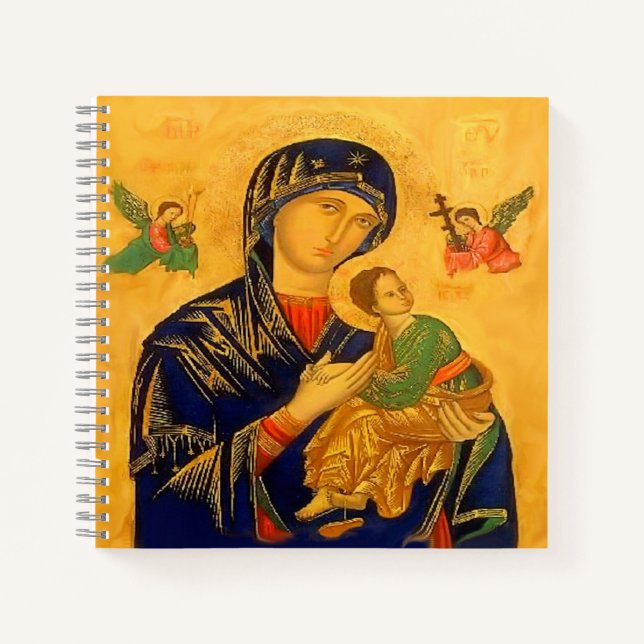 Our Mother of Perpetual Help with Prayer Notebook (Front)