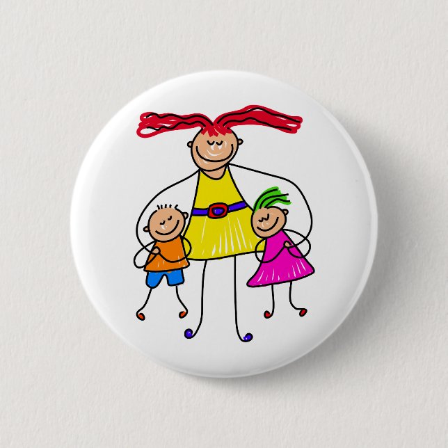 Our Mum Button (Front)