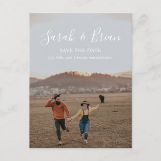 Our Names Save the Date Postcard