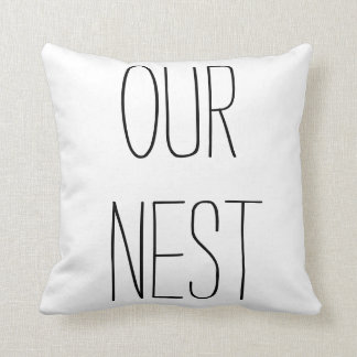 "Our Nest" Rae Dunn Inspired Pillow