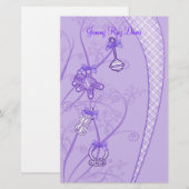 Our New Addition In Purple Hues (Front/Back)