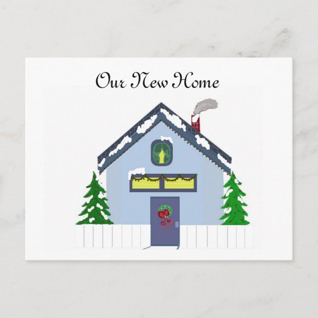 Our New Home Address Card (Front)