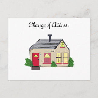 Our New Home Address Card