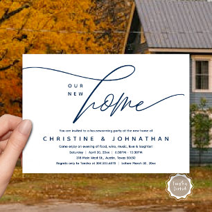 Our New Home, Cozy Lovely Housewarming Party Invitation