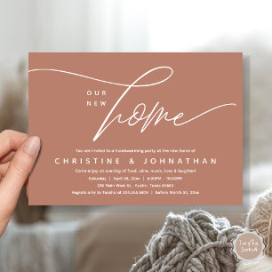 Our New Home, Cozy Lovely Housewarming Party Invitation