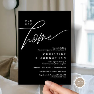 Our New Home, Cozy Lovely Housewarming Party Invitation