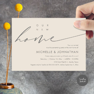 Our New Home, Housewarming Party Celebration Invitation