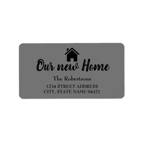 Our New Home Label