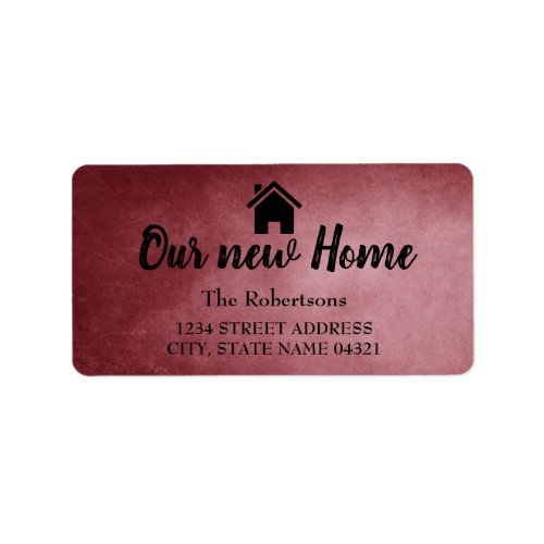 Our New Home Label