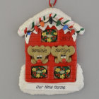 "Our New Home" Personalized Clay Dough Ornament