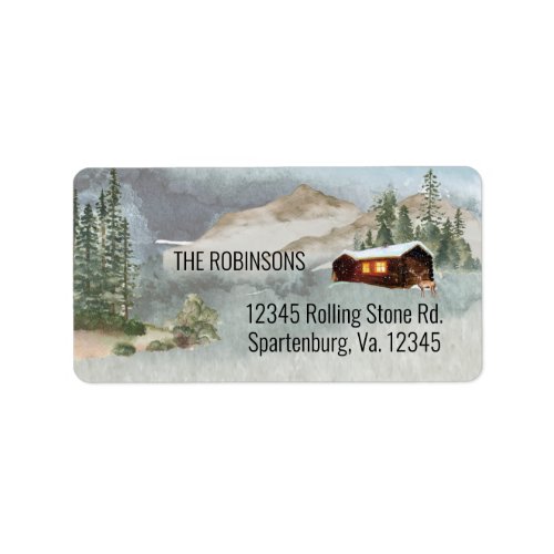 Our New Neck of the Woods Cabin Return Address    Label