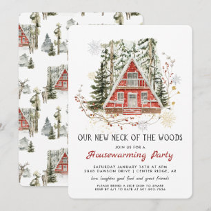 Our New Neck of the Woods Housewarming Party Invitation
