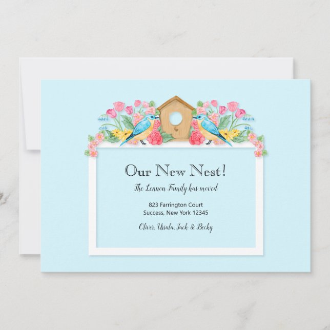 Our New Nest Moving Announcement (Front)