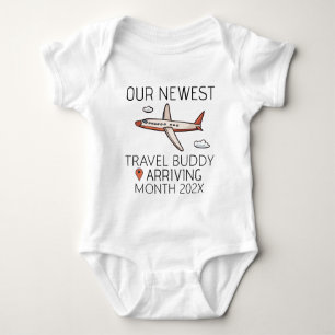 Our Newest Travel Buddy - Airplane Baby Bodysuit