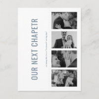 Our Next Chapter Bookmark Save the Date Invitation