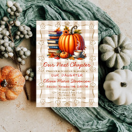 Our Next Chapter Fall Themed Adoption Day Party Invitation