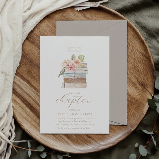 Our Next Chapter | Neutral Storybook Baby Shower Invitation (Creator Uploaded)