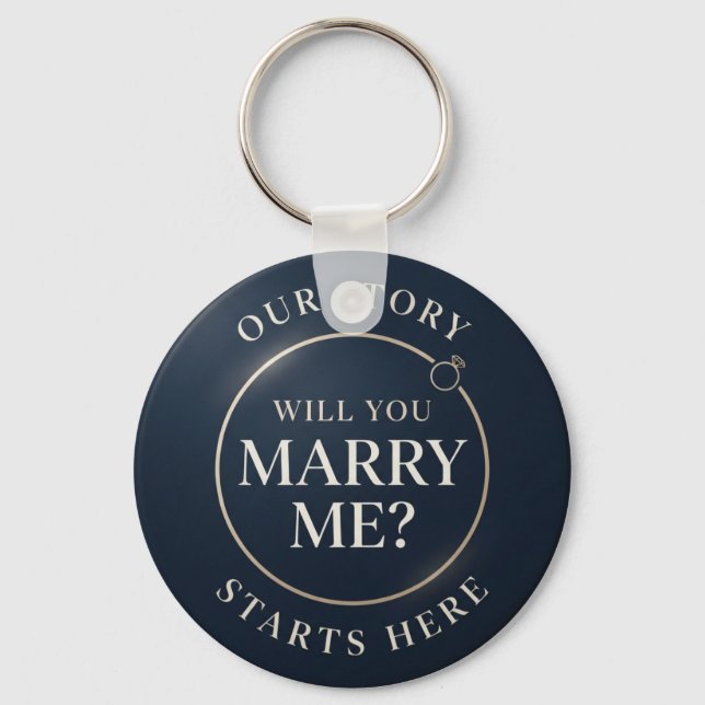 Our Next Chapter Personalized Love Keepsake Keychain (Front)