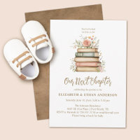 Our Next Chapter Storybook Baby Shower Invitation