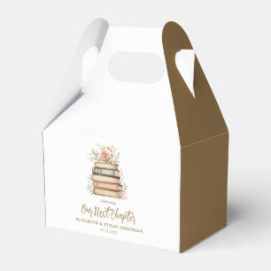 Our Next Chapter Storybook Baby Shower Party Favor Boxes