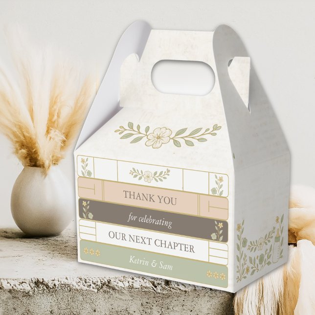 Our Next Chapter Storybook Fairytale Theme Favor Boxes (A new chapter begins Storybook Theme Baby Shower, Favor boxes, Our next chapter)