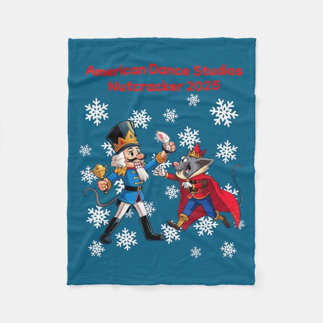 Our Nutcracker 2025  Fleece Blanket (Front)