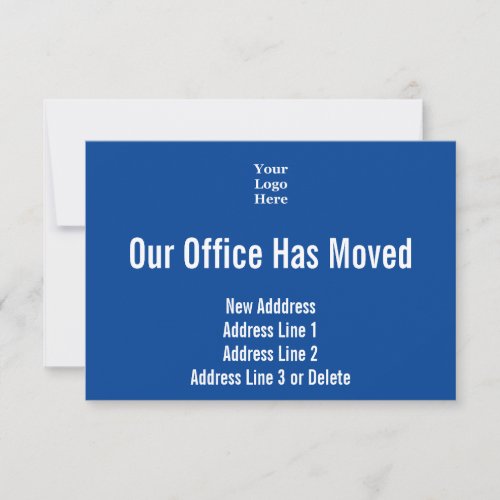 Our Office Has Moved Blue Moving Announcement