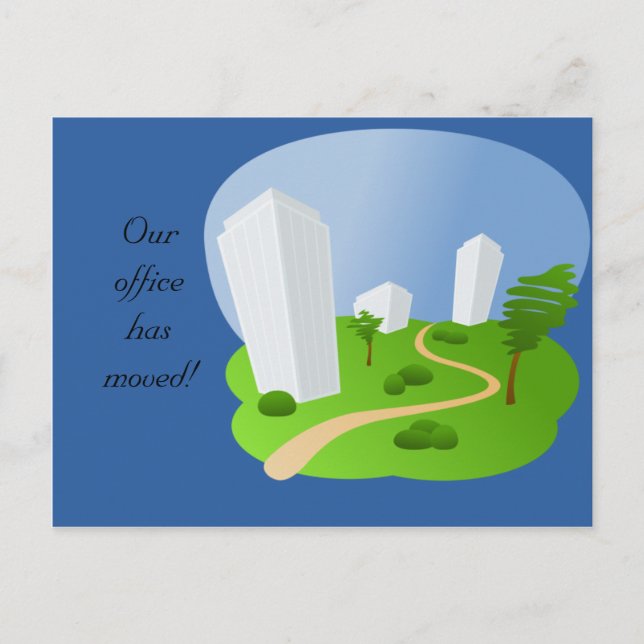 Our Office Has Moved Cards (Front)