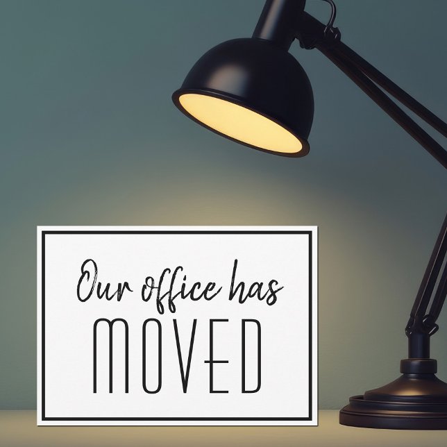 Our Office Has Moved Simple Modern Business Moving Announcement (Creator Uploaded)