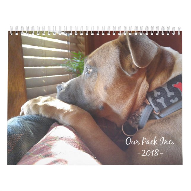 Our Pack Inc. 2018 Calendar (Cover)