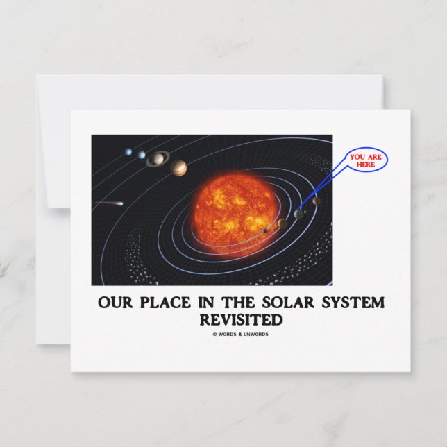 Our Place In The Solar System Revisited (Front)