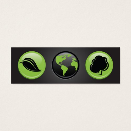 Our Planet Bookmark Business Cards