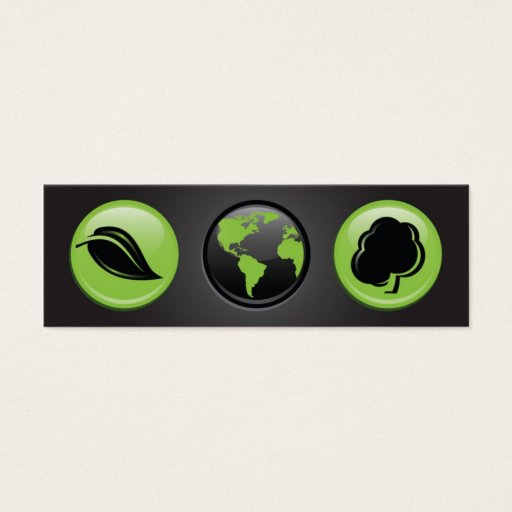 Customizable Our Planet Bookmark Business Cards