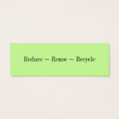 Our Planet Bookmark (Back)