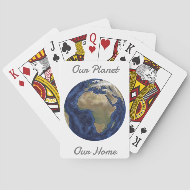 Our Planet Tote Poker Cards (Back)