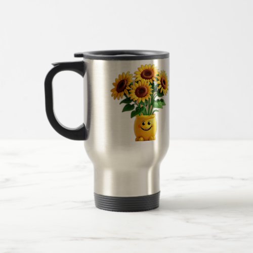 Our Playful Sunflower Mug