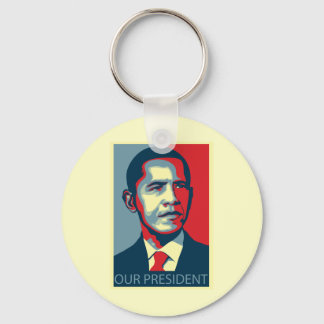 Our President Obama Keychain
