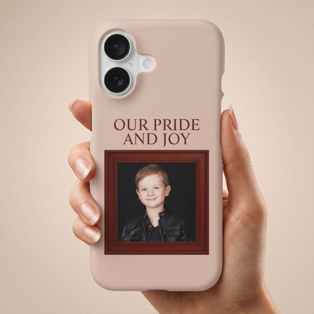 Our Pride And Joy Personalized Child Photo iPhone Case (Creator Uploaded)