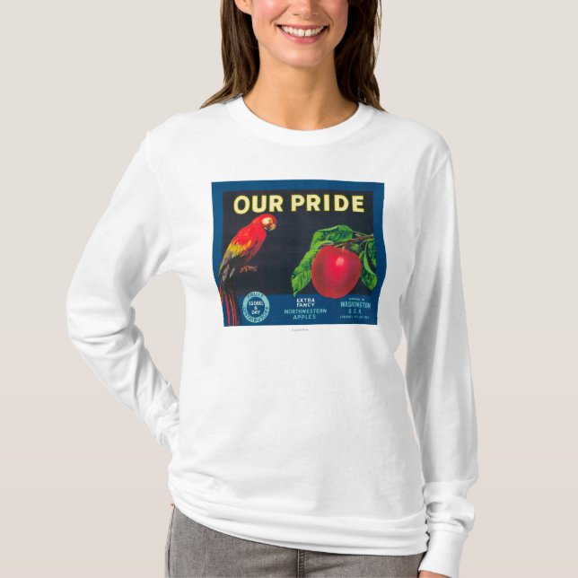Our Pride Apple Label - Washington State T-Shirt (Front)