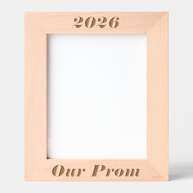 Our Prom 2026 Engraved Frames (Front)
