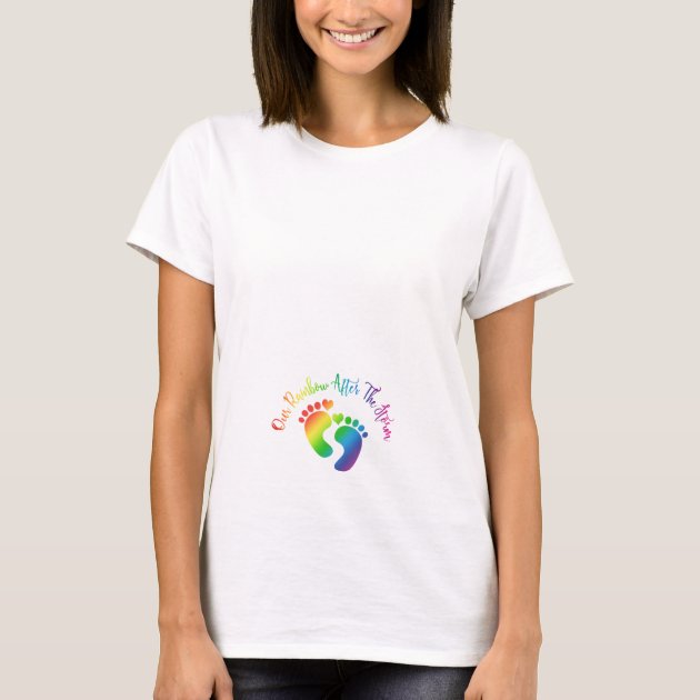 rainbow maternity top
