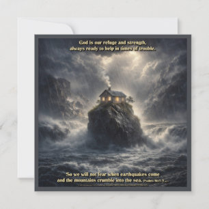 Our refuge & strength card