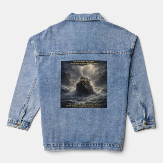 Our refuge & strength denim jacket