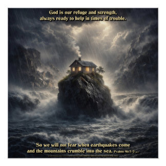 Our refuge & strength poster