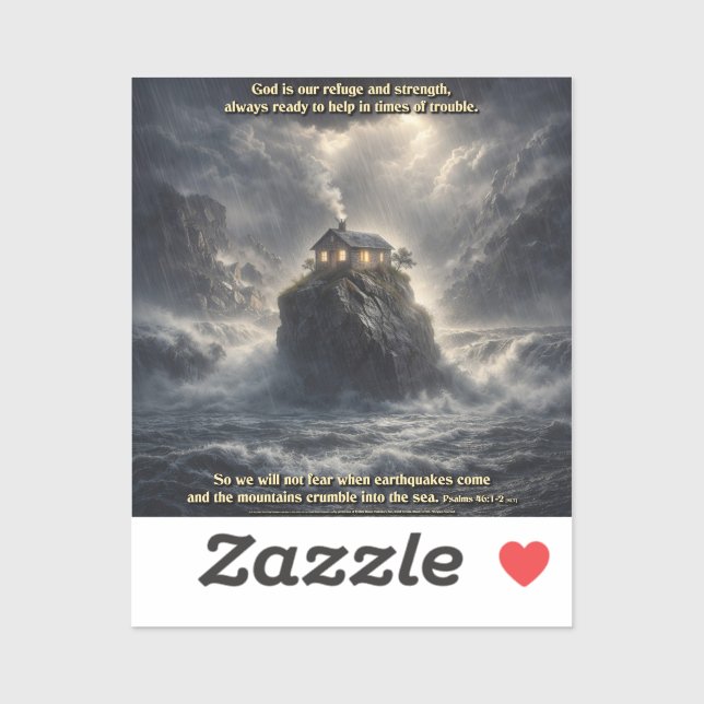 Our refuge & strength sticker (Sheet)