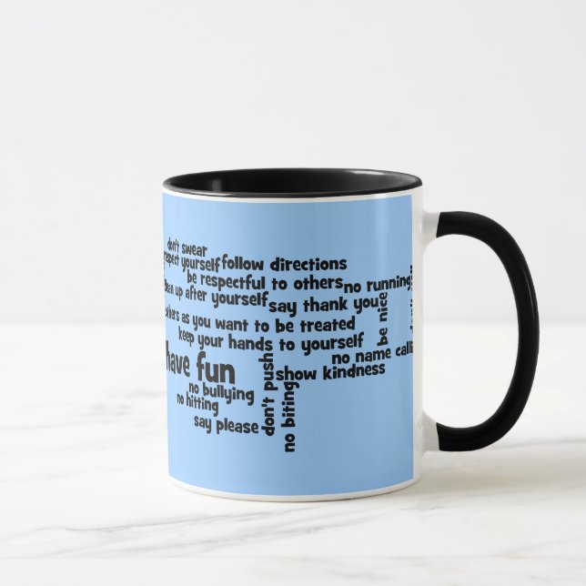 Our School Classroom Rules Mug (Right)