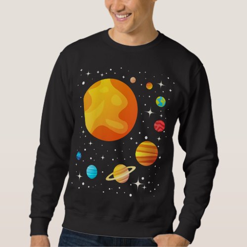 Our Solar System _ Astronomy Galaxy Astronomer Sci Sweatshirt