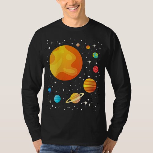 Our Solar System _ Astronomy Galaxy Astronomer Sci T_Shirt