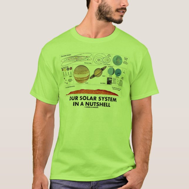Our Solar System In A Nutshell T-Shirt (Front)