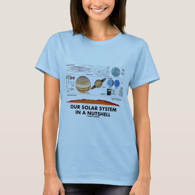 Our Solar System In A Nutshell T-Shirt (Front)